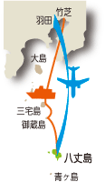 地図　八丈島